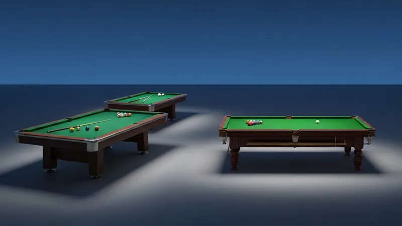 Queue de billard professionnelle et craie bleue